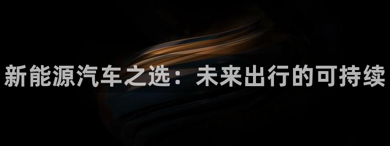 新宝gg公司:新能源汽车之选:未来出行的可持续