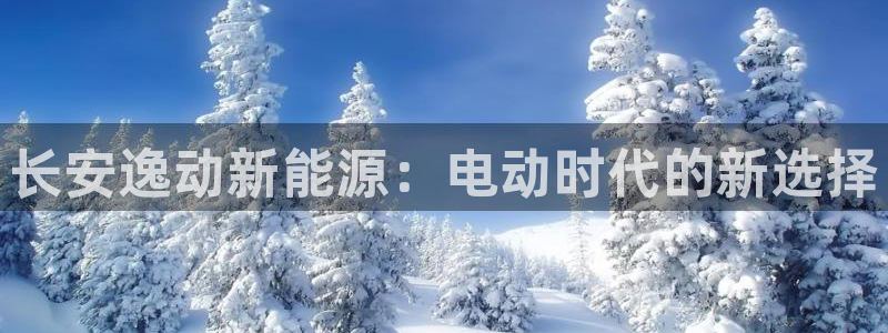 新宝集团gg:长安逸动新能源:电动时代的新选择