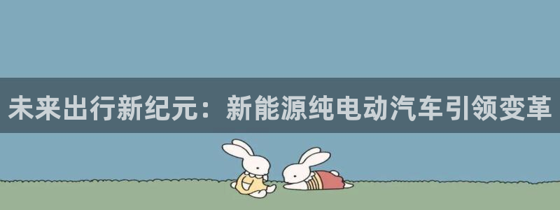新宝gg登录注册:未来出行新纪元:新能源纯电动汽车引领变革